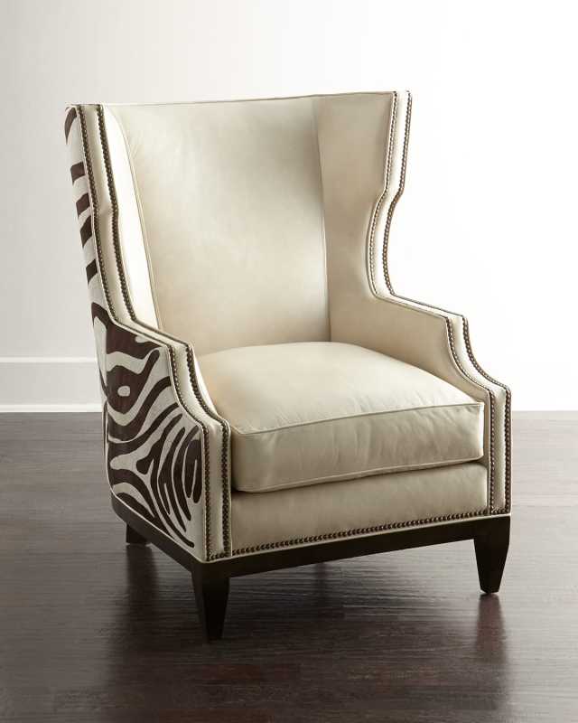 Borra Hair On Hide Chair