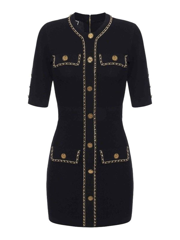 Elisabetta Franchi Pull Col Bateau - Noir