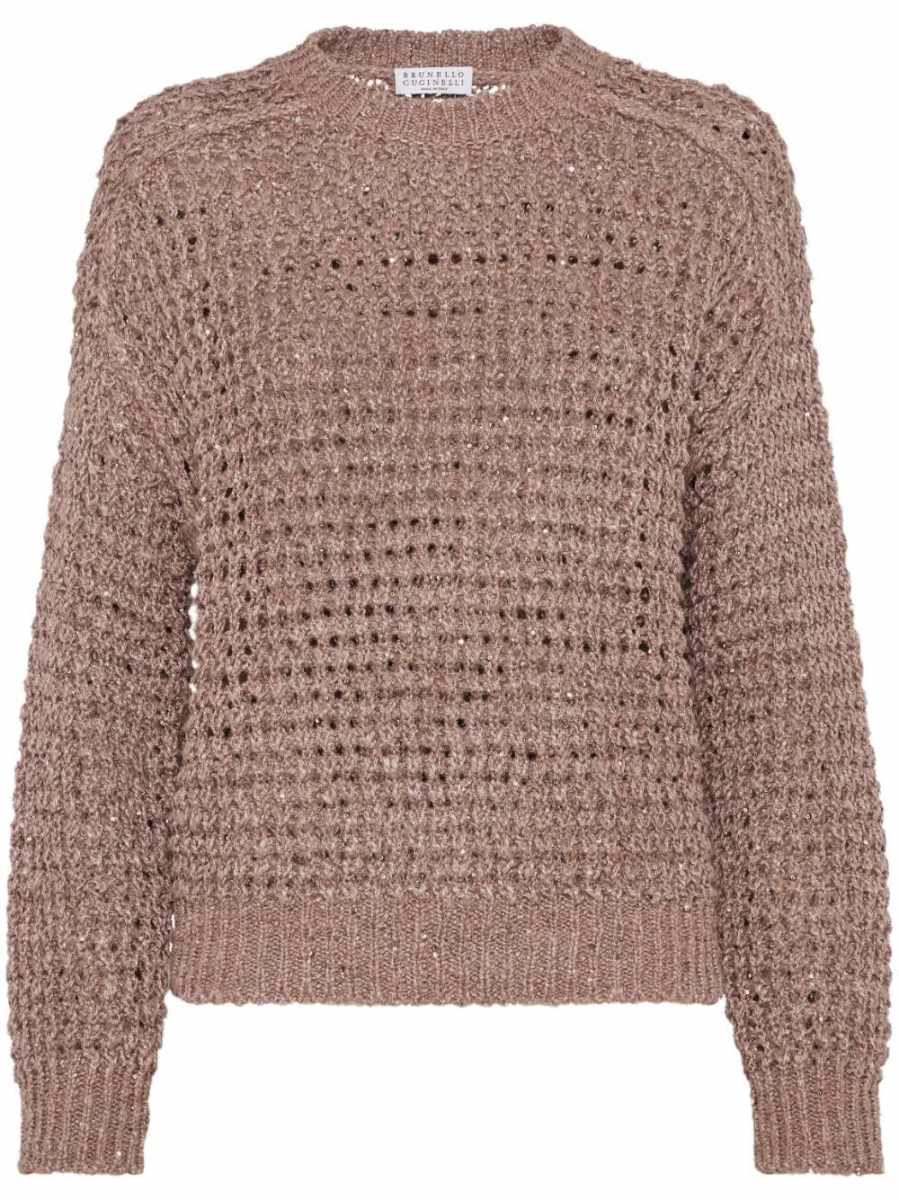 linen-blend jumper