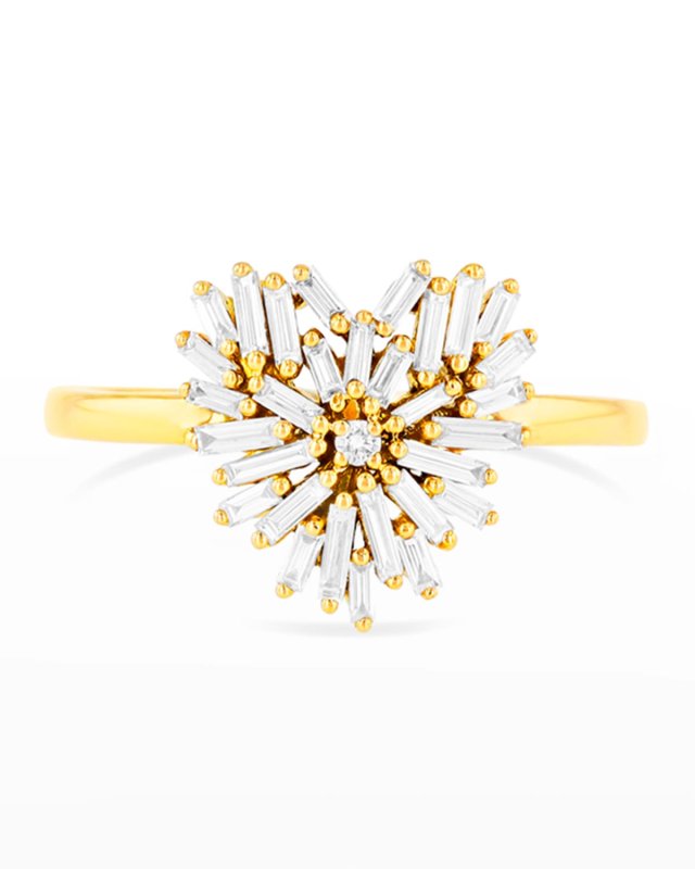 18k Diamond Mini Heart Ring