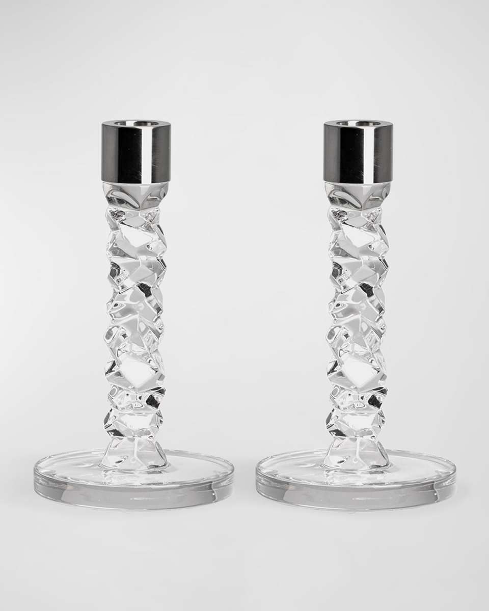 Carat 7" Small Candlesticks, Set of 2