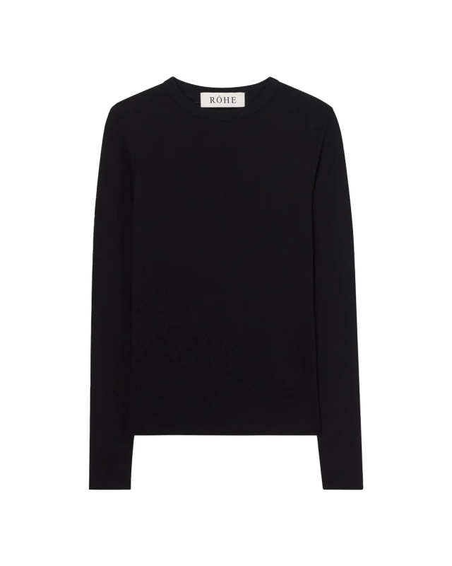 Soft Wool Jersey Long Sleeve