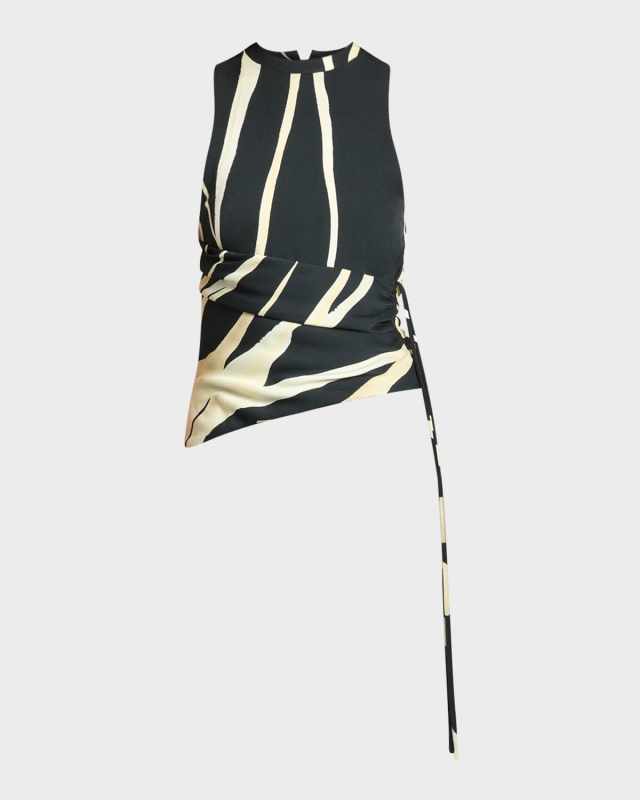 Grady Sleeveless Ruched Top