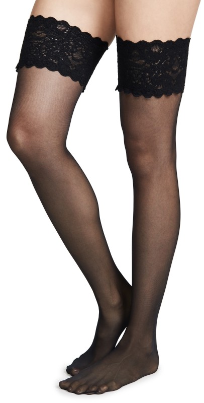 Wolford Satin Touch 20 Stay-Up Black