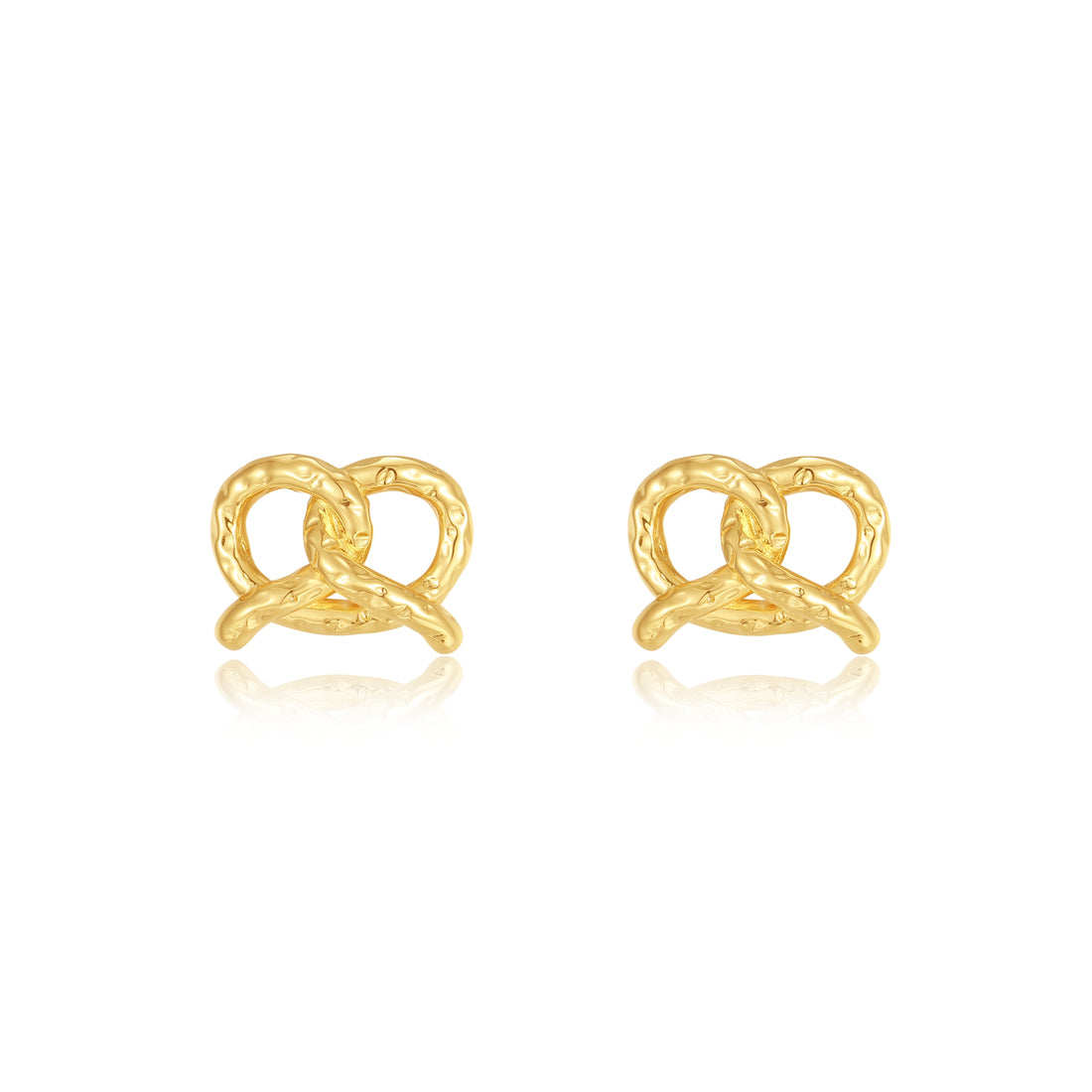 SUIHE 「Pretzel」 Stud Earrings
