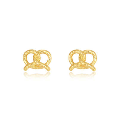 SUIHE 「Pretzel」 Stud Earrings