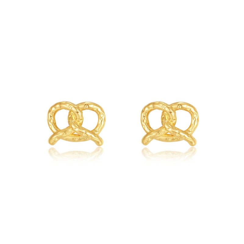 SUIHE 「Pretzel」 Stud Earrings