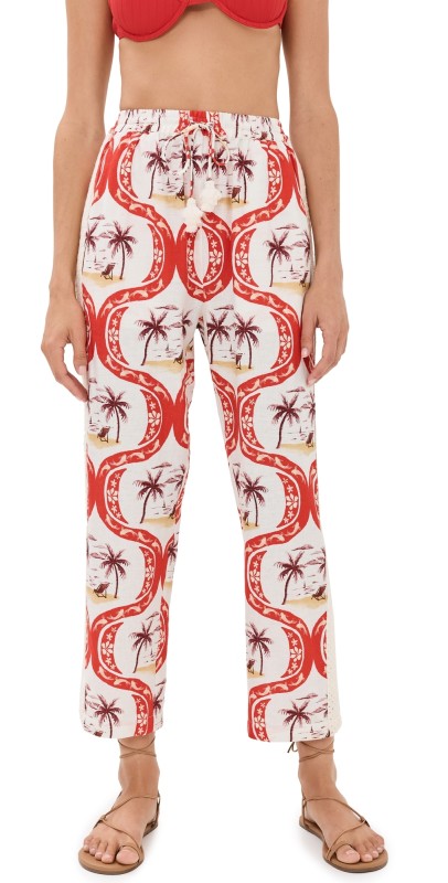 FARM Rio Summer Beach Pants Summer Beach Off-White