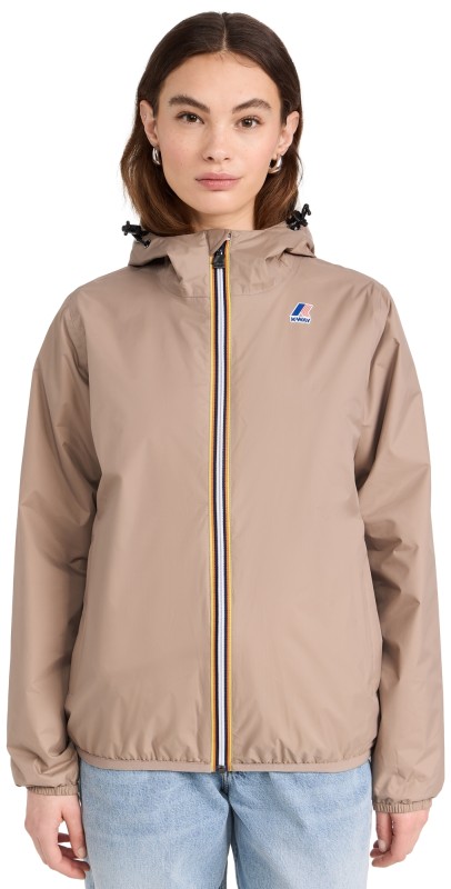 K-WAY Le Vrai 3.0 Claude Warm Jacket Beige Taupe
