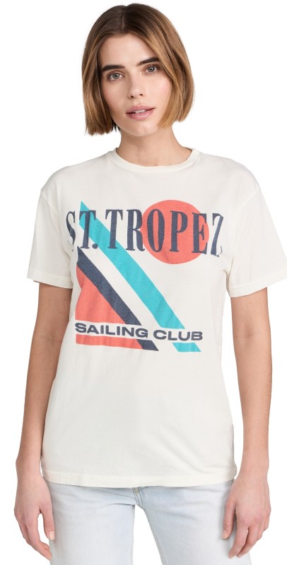 Original Retro Brand St. Tropez Tee Antique White