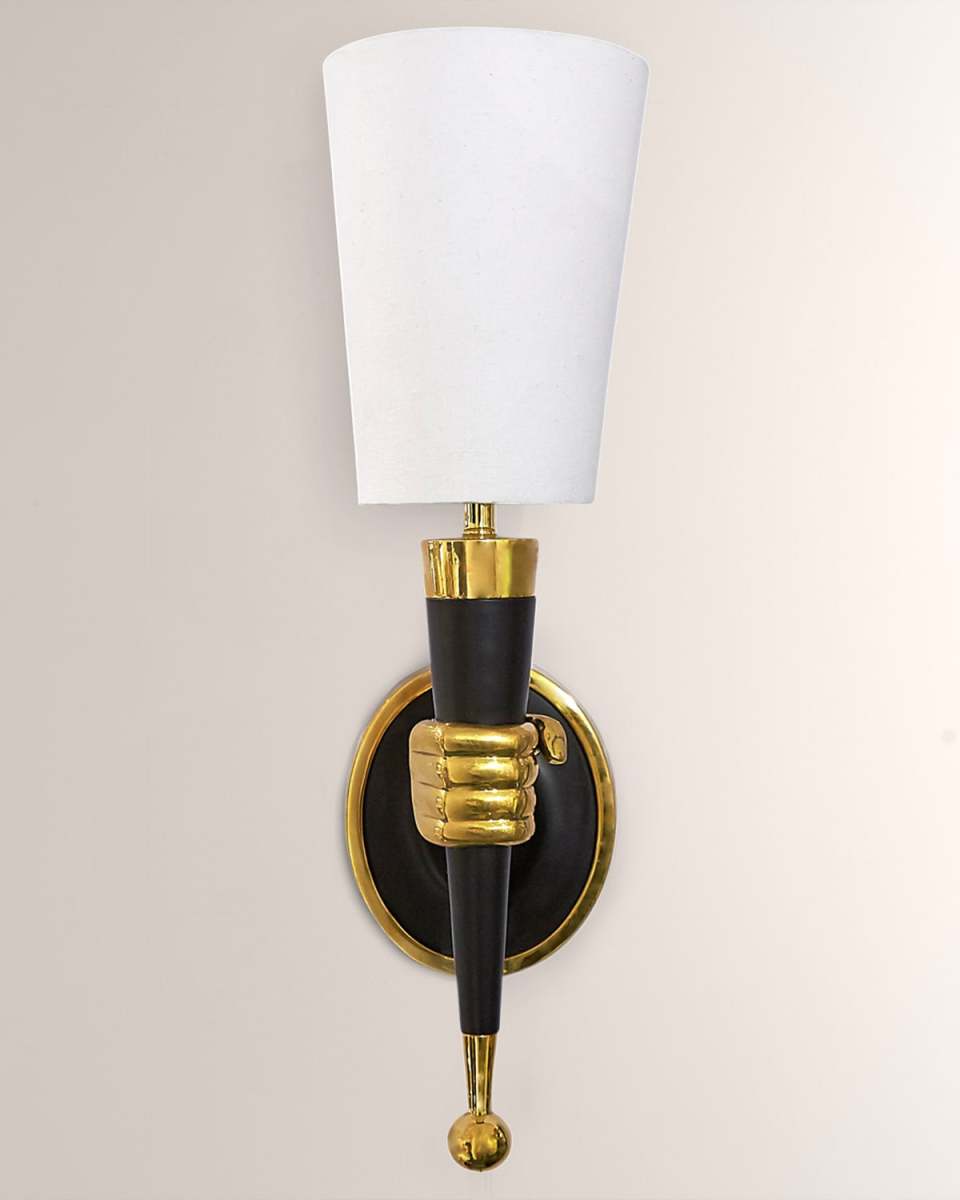 Brass Right Hand Sconce