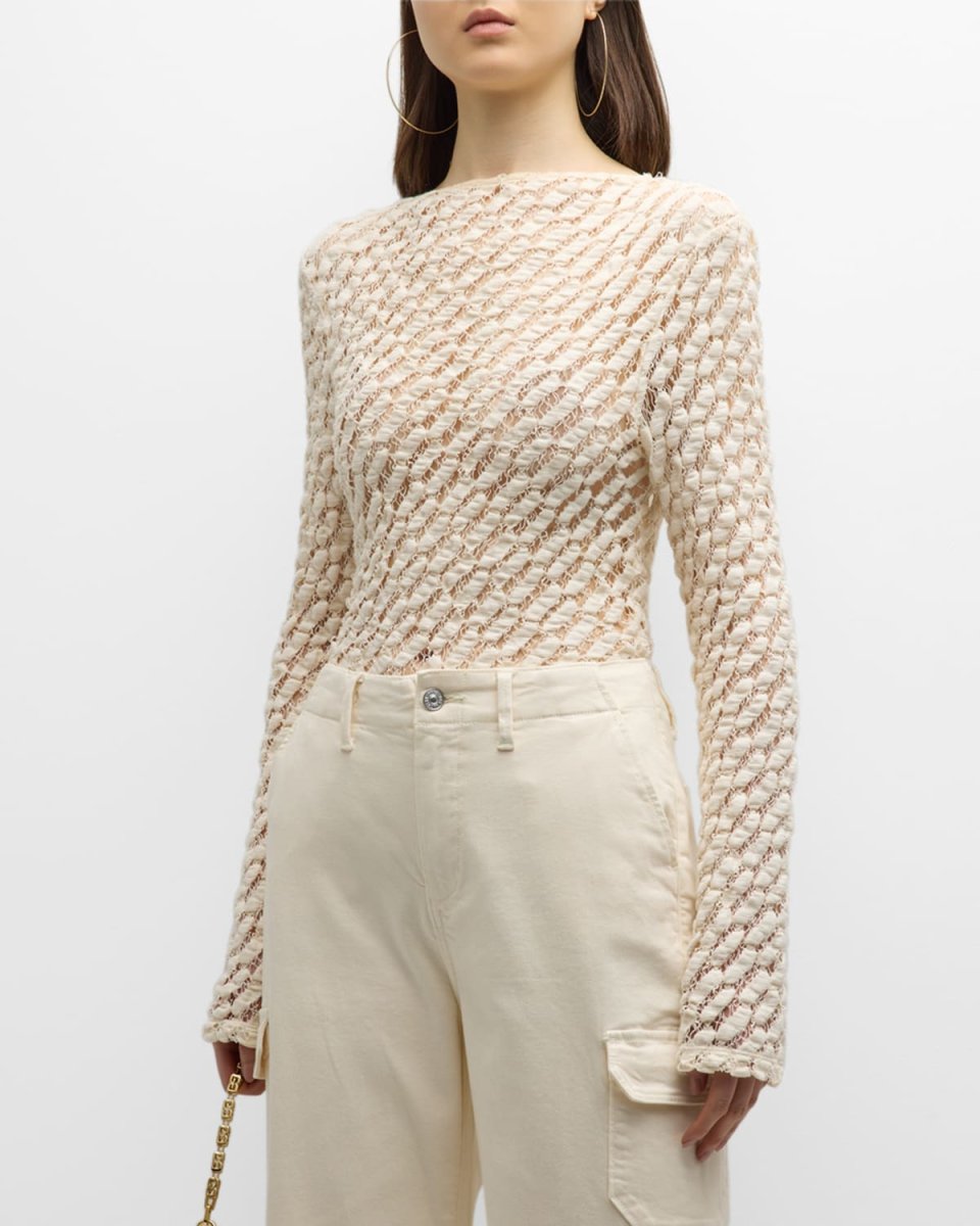Lace High-Neck Top