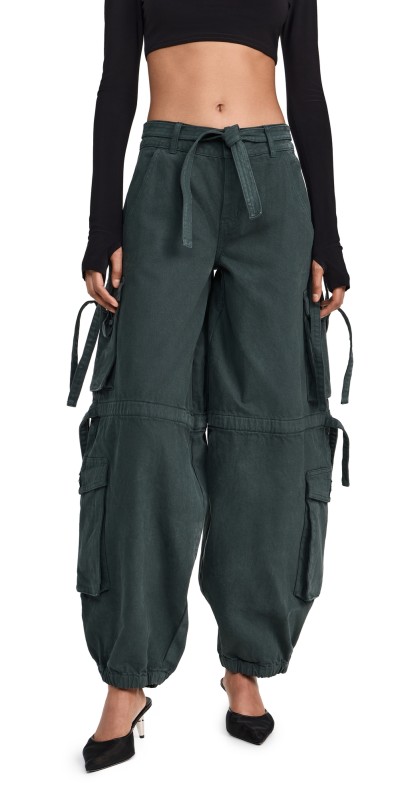 GUIZIO Anais Cargo Pants Forest