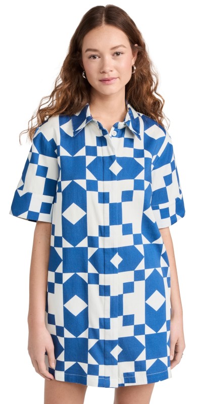 Sea Tanya Print Short Sleeve Dress Multi