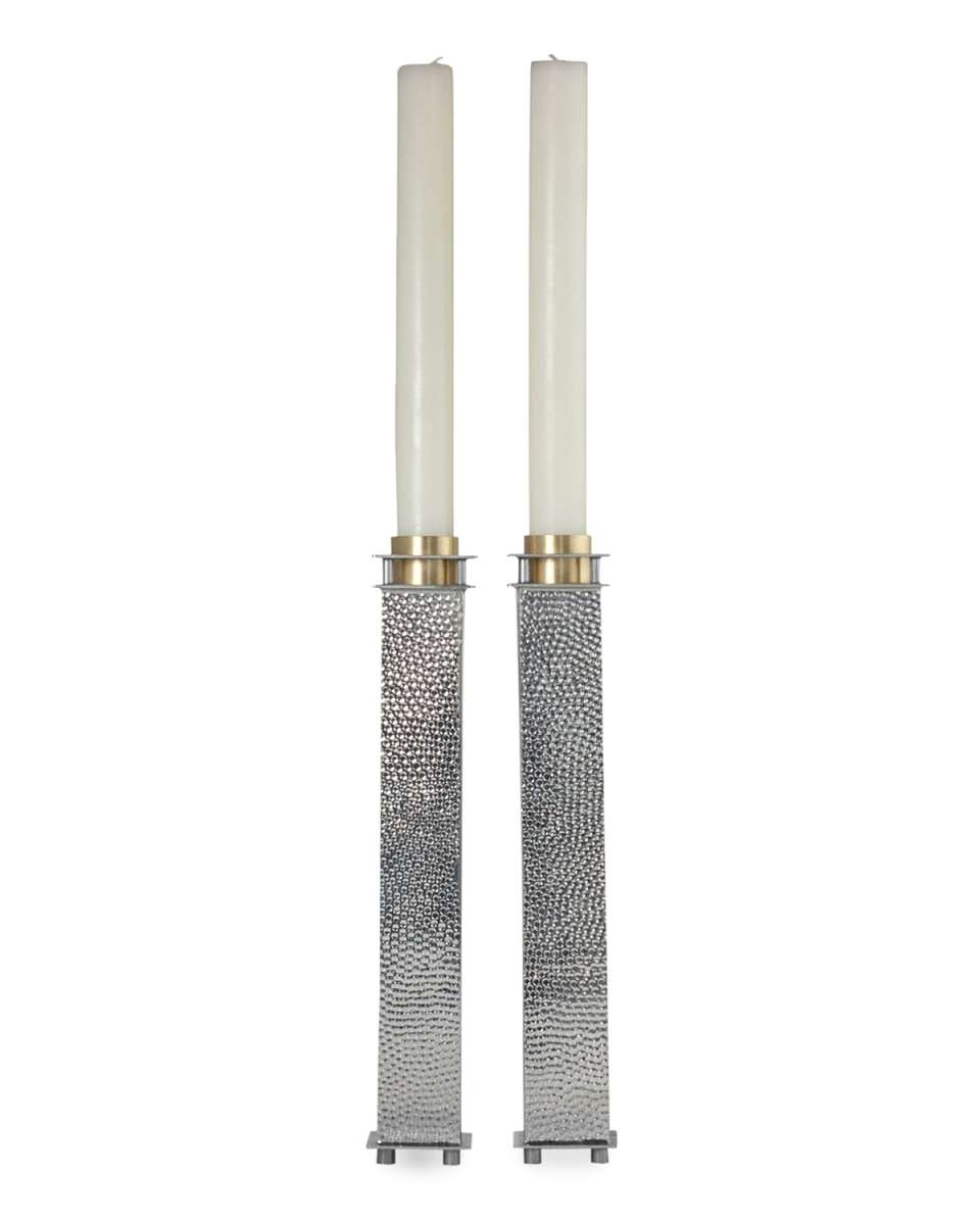 Tall Square Candle Holders, Set of 2