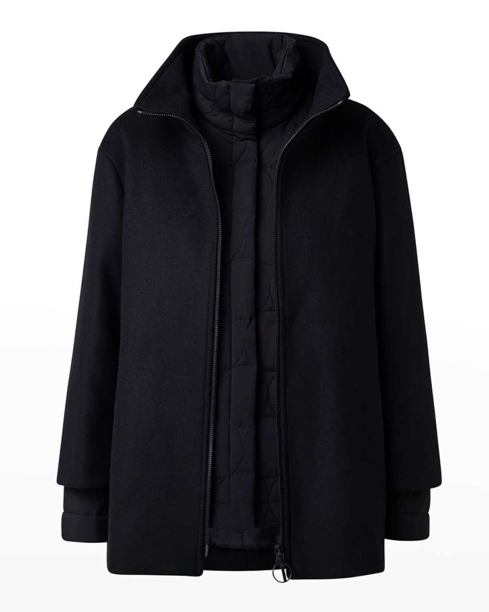 Felted Wool Car Coat