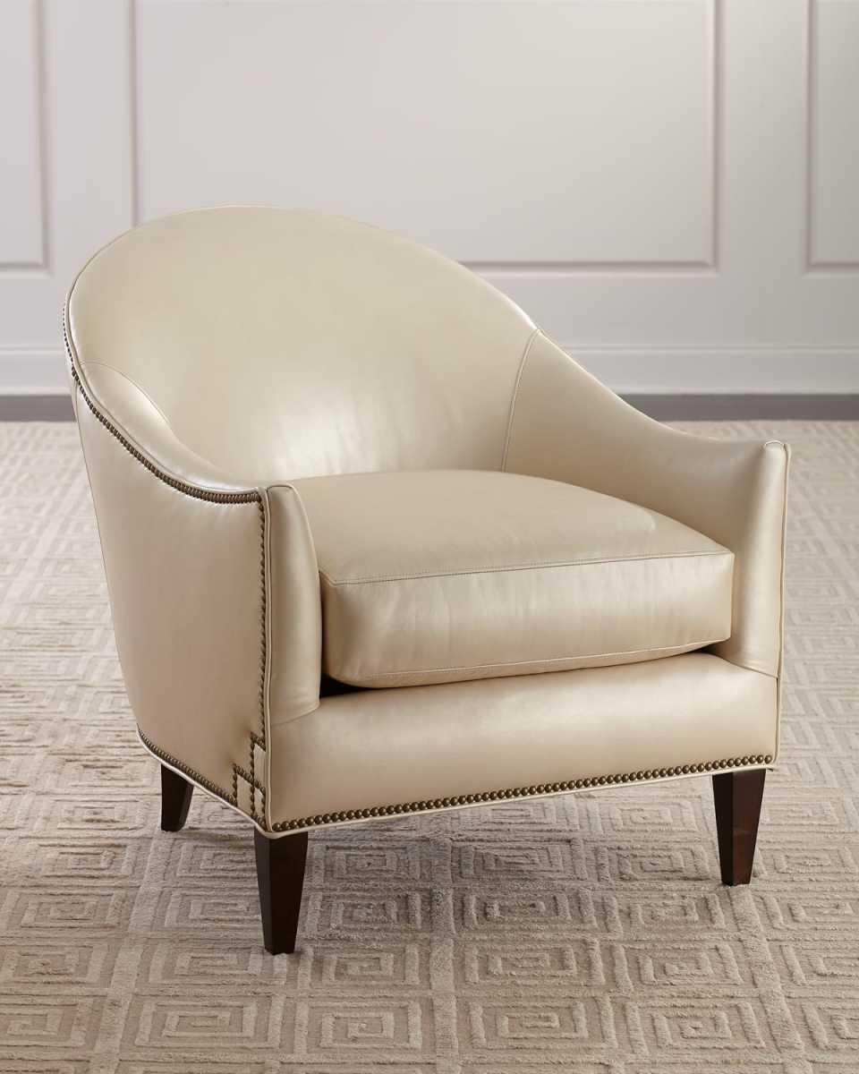 Matrene Leather Club Chair
