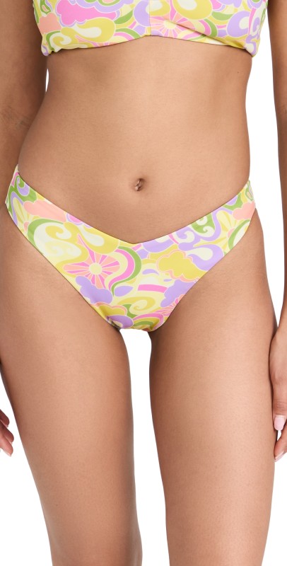 Beach Riot Vanessa Bikini Bottoms Psychedelic Sunshine