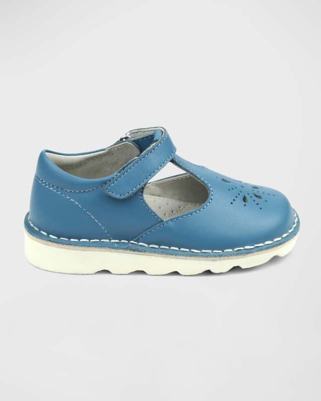 Girl's Alix Leather Cutout Mary Jane, Baby/Toddler/Ki