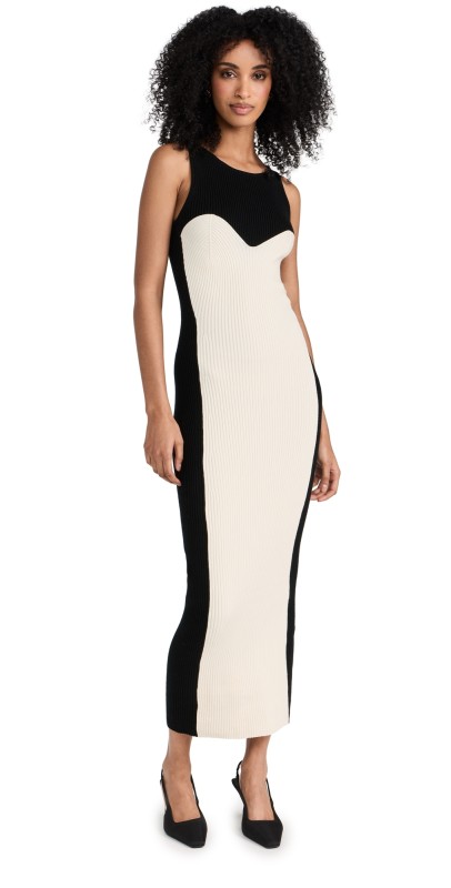MARA HOFFMAN Aleks Dress Black Natural