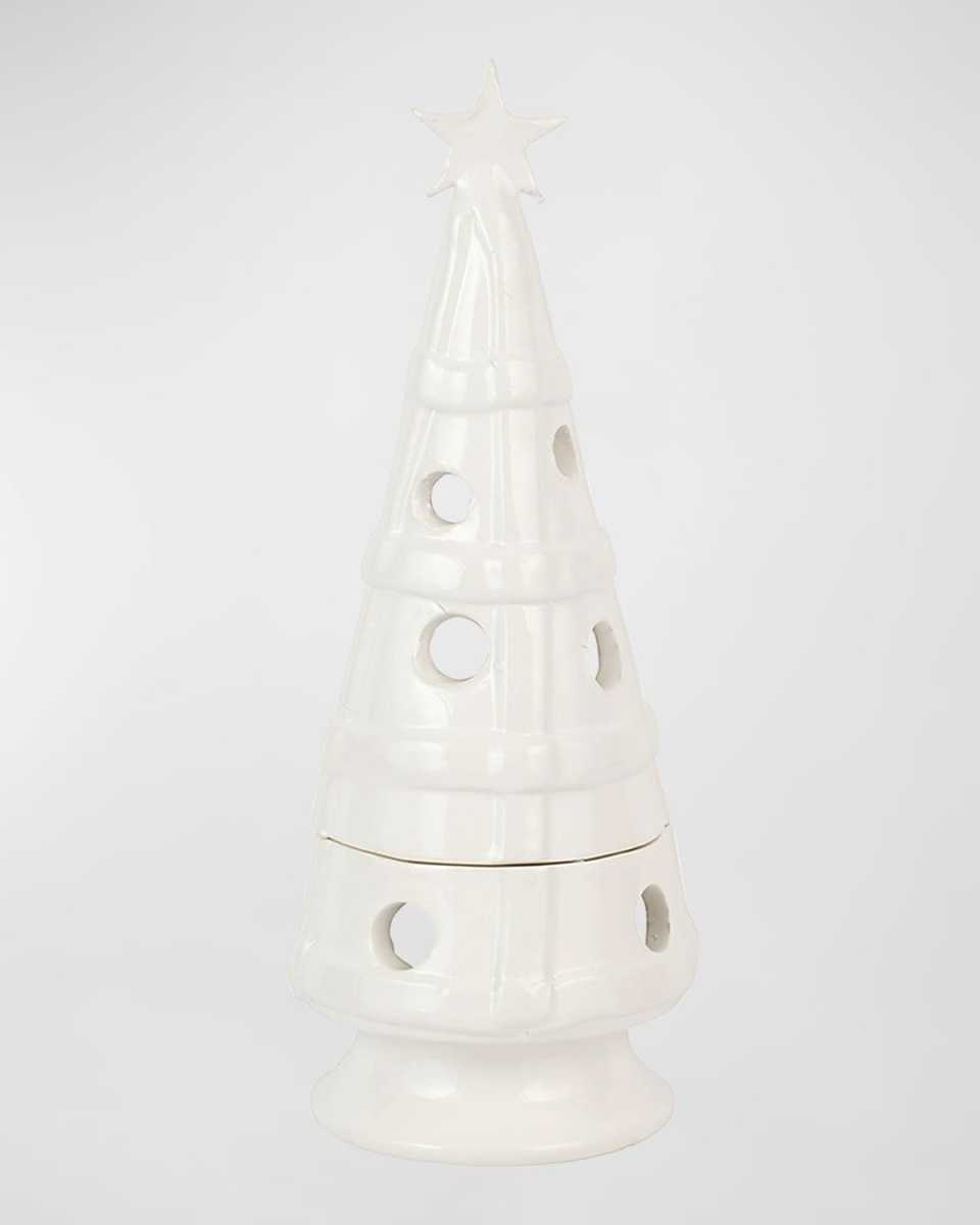 Foresta Plaid Decorative Christmas Tree, 15.3"