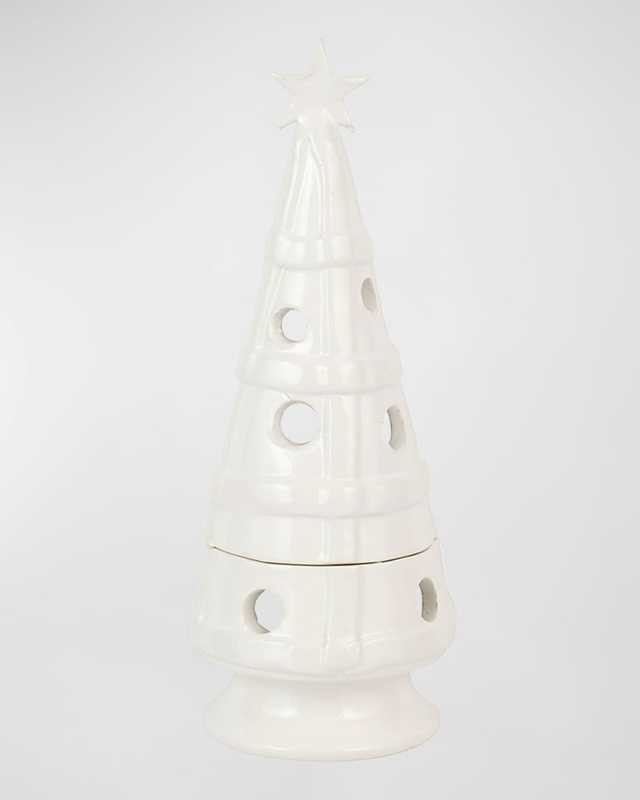 Foresta Plaid Decorative Christmas Tree, 15.3"
