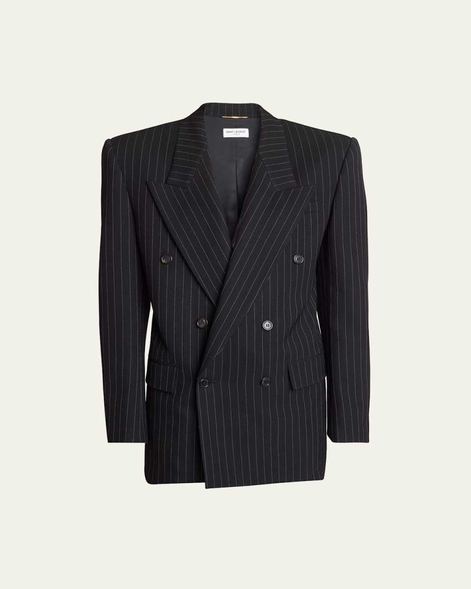 Oversize Pinstripe Blazer