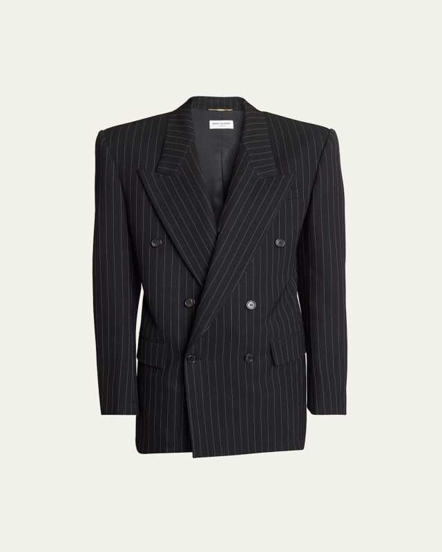 Oversize Pinstripe Blazer