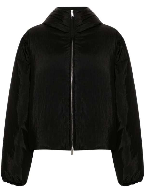 hooded puffer jacket