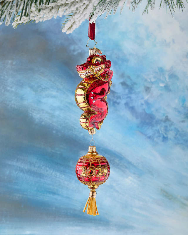 2024 Year of the Dragon Christmas Ornament