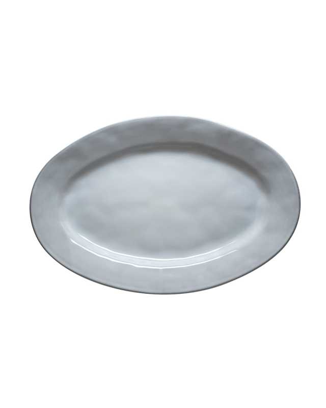 Quotidien 15" Oval Platter - White Truffle