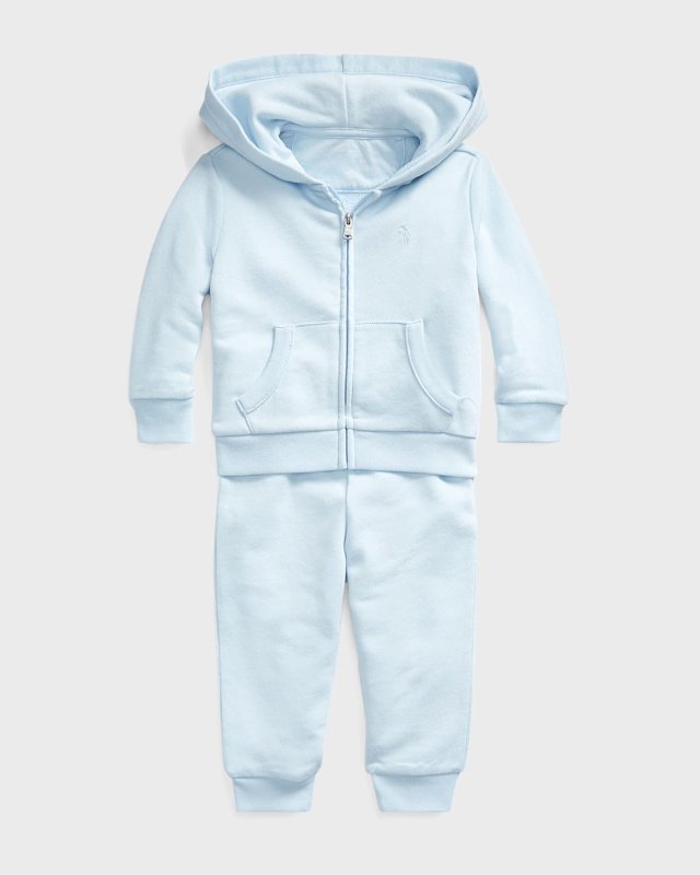 Boy's Atlantic Terry Fleece Jogger Set, Sizes 3M-24