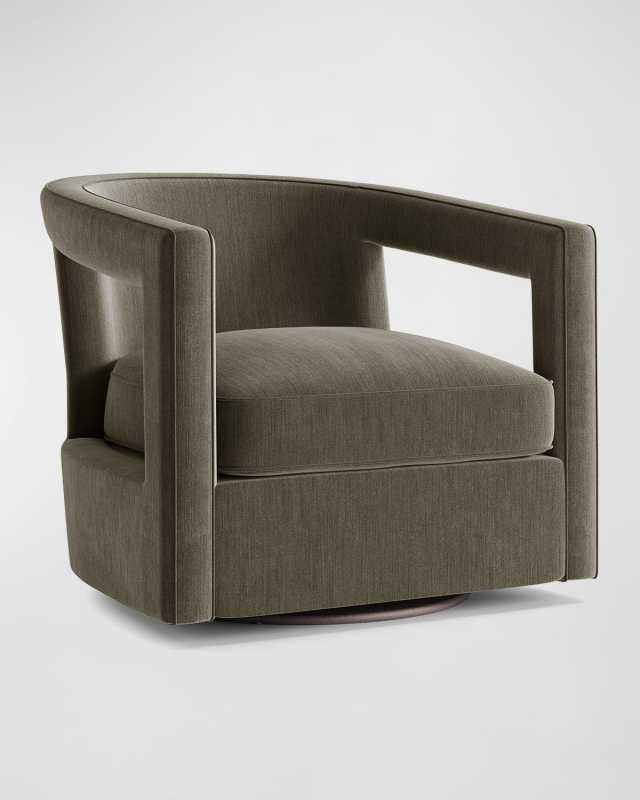 Alana Hunter Green Swivel Chair