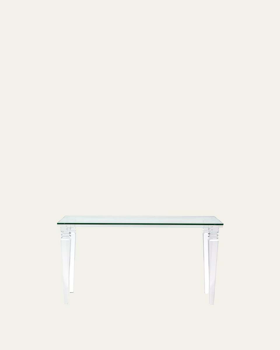 Christelle Acrylic Console Table