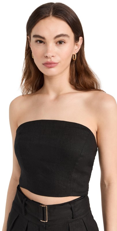 HEVRON Jaclyn Top Black