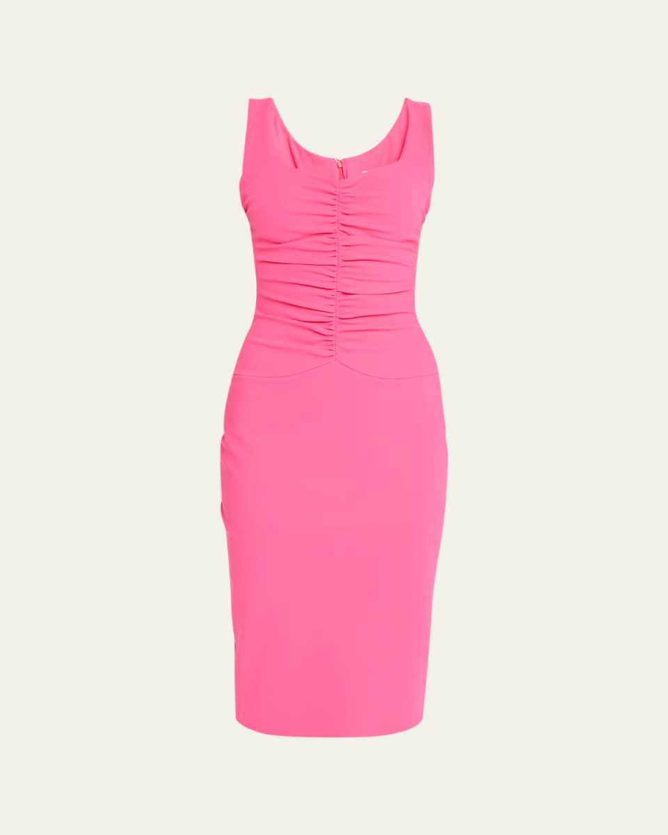 Sonohra Sleeveless Ruched Sheath Dress