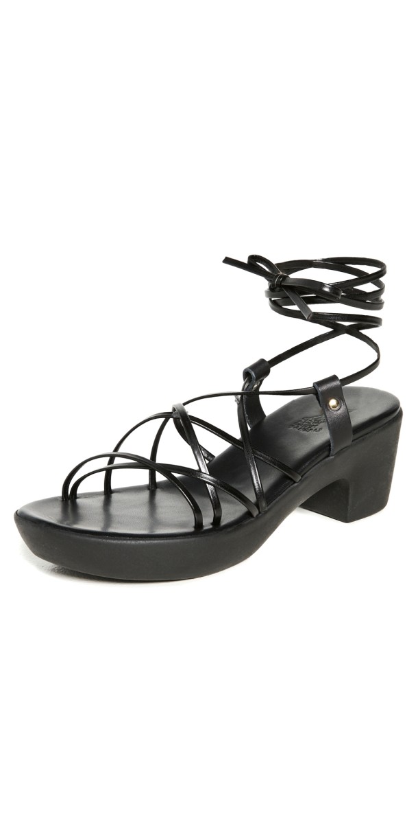 Ancient Greek Sandals Esperida Sandals Black
