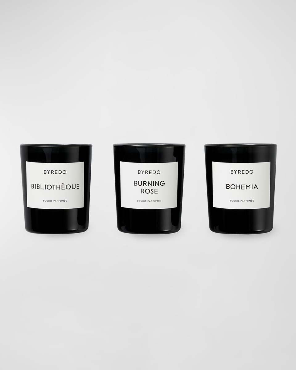 La Mini Candle Selection Bois, 3 x 70g