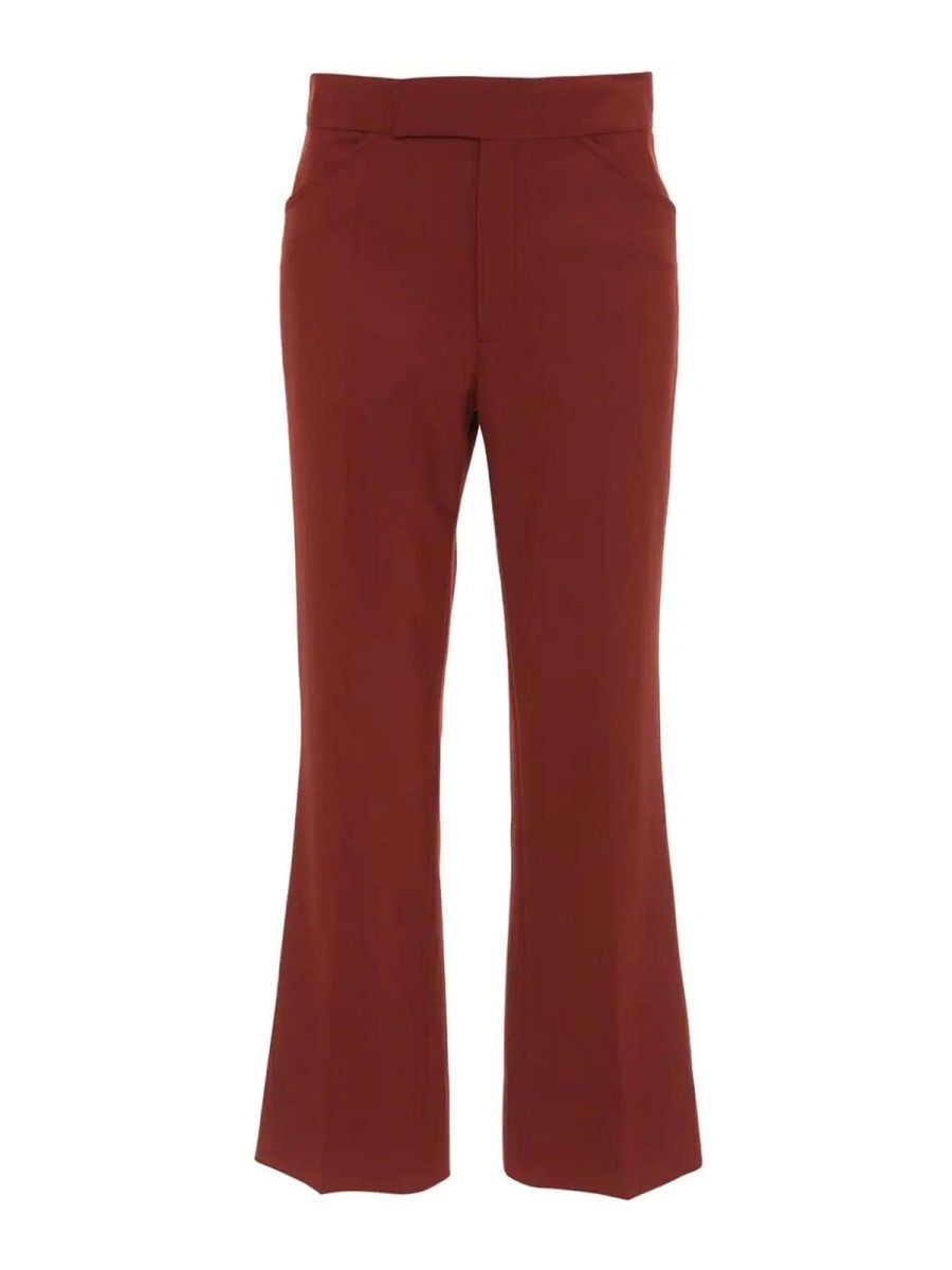 Victoria Beckham Pantalons Décontractés - Marron