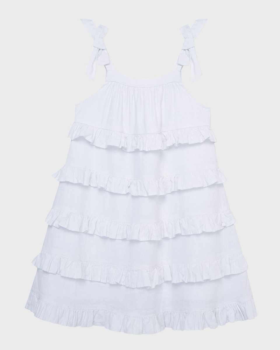 Girl's Tiered Ruffle Dress, Size 2-