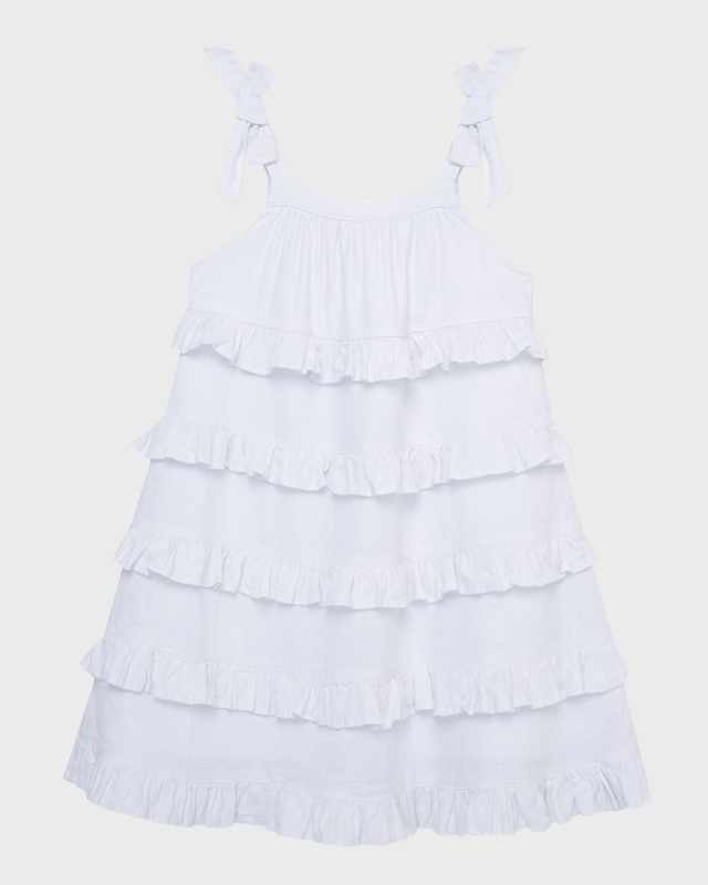 Girl's Tiered Ruffle Dress, Size 2-