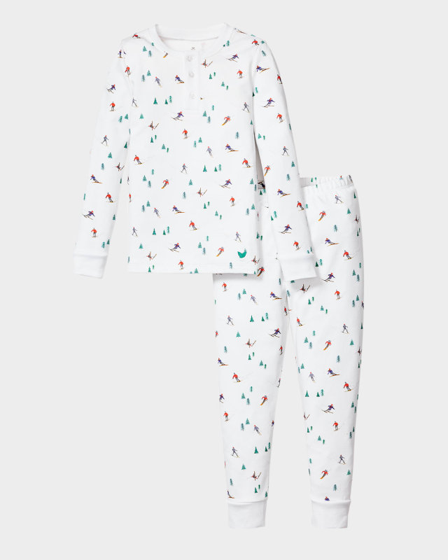 Boy's Apres Ski Printed Pajama Set, Size 2-