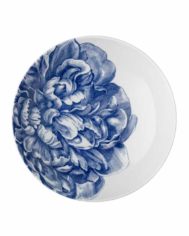 Peony Blue Gala Wide Serving Bowl