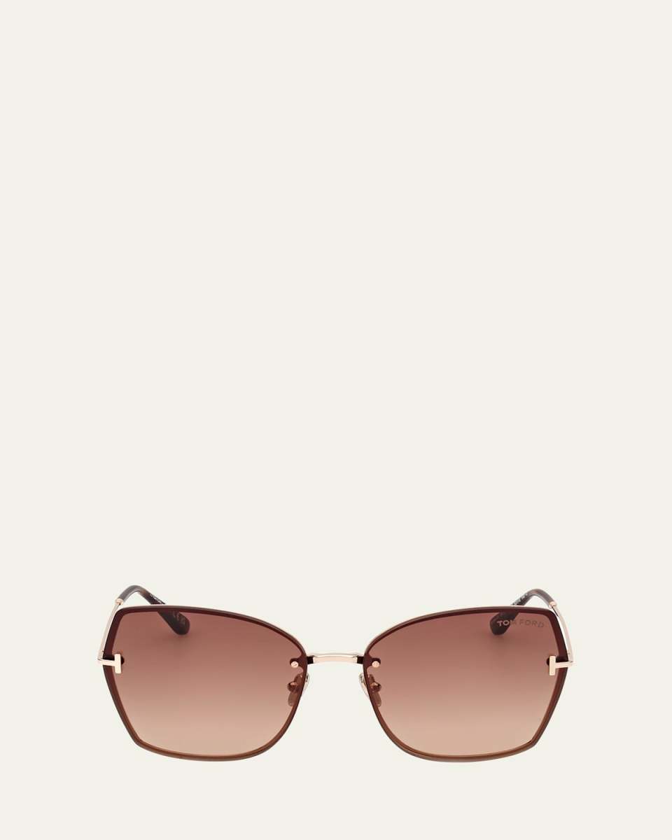 Nickie Metal Butterfly Sunglasses