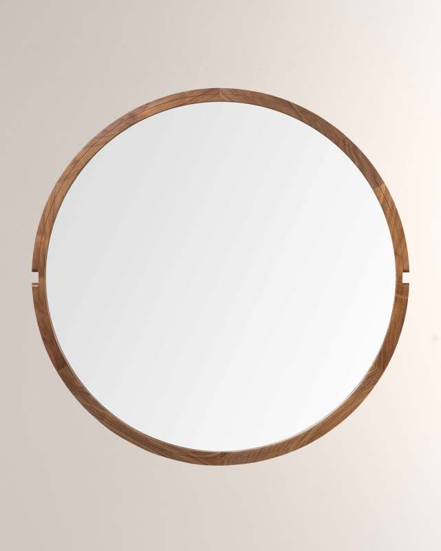 Arturo Natural Walnut Mirror