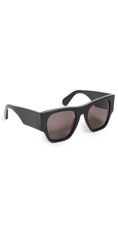 Chloe Oversized Logo Sunglasses Black-Black-Grey