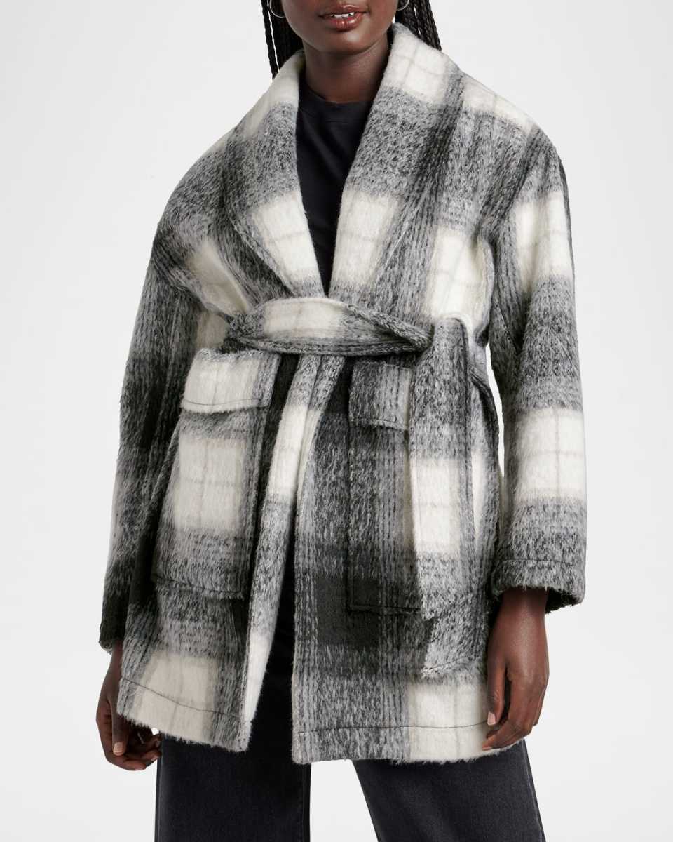 Vanessa Plaid Wool-Blend Jacket