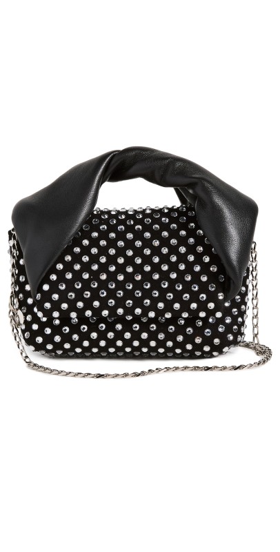 JW Anderson Crystal Nano Twister Bag Black