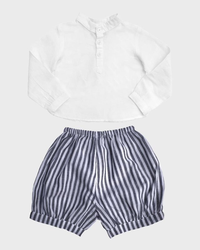 Boy's French Collar Shir