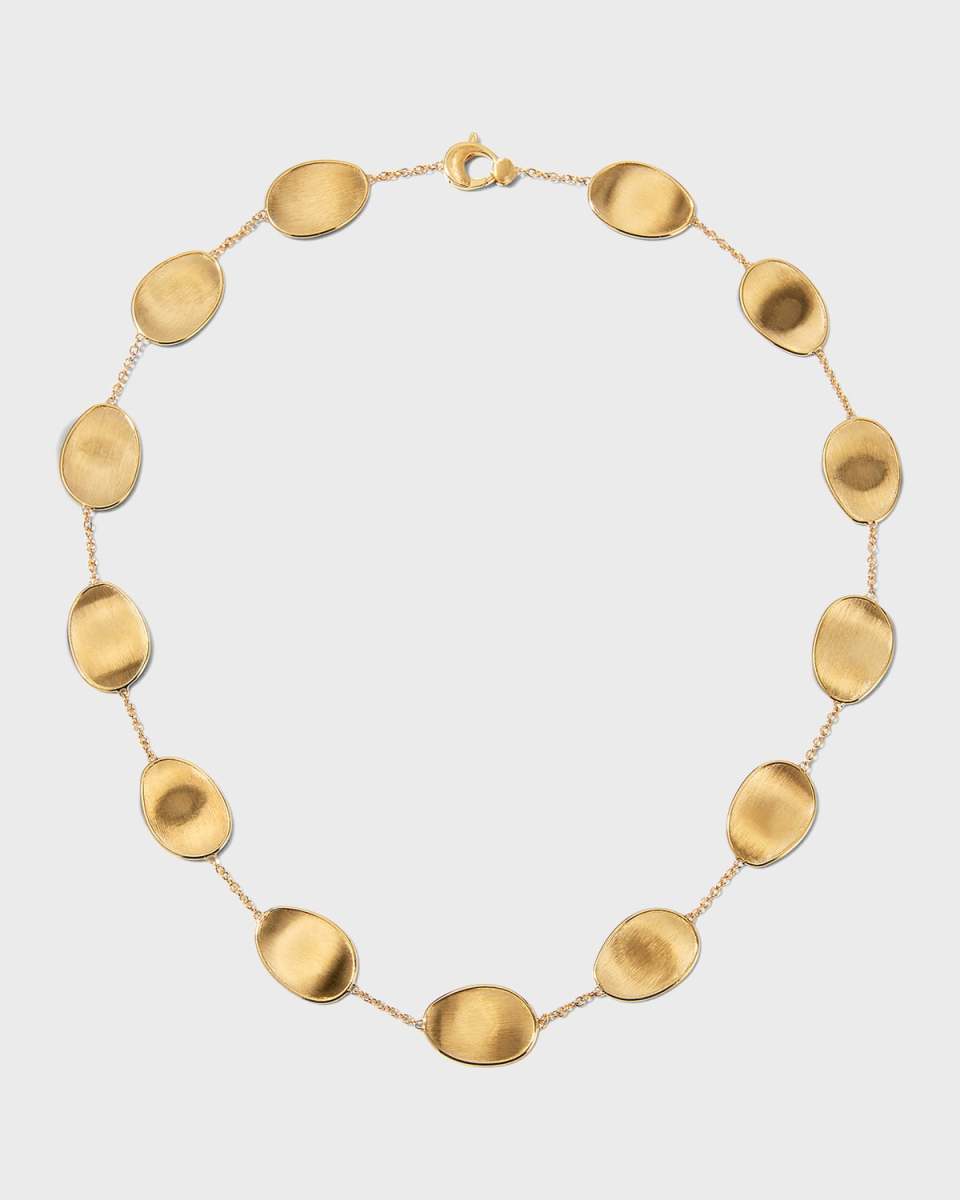 Lunaria 18k Gold Short Station Necklace